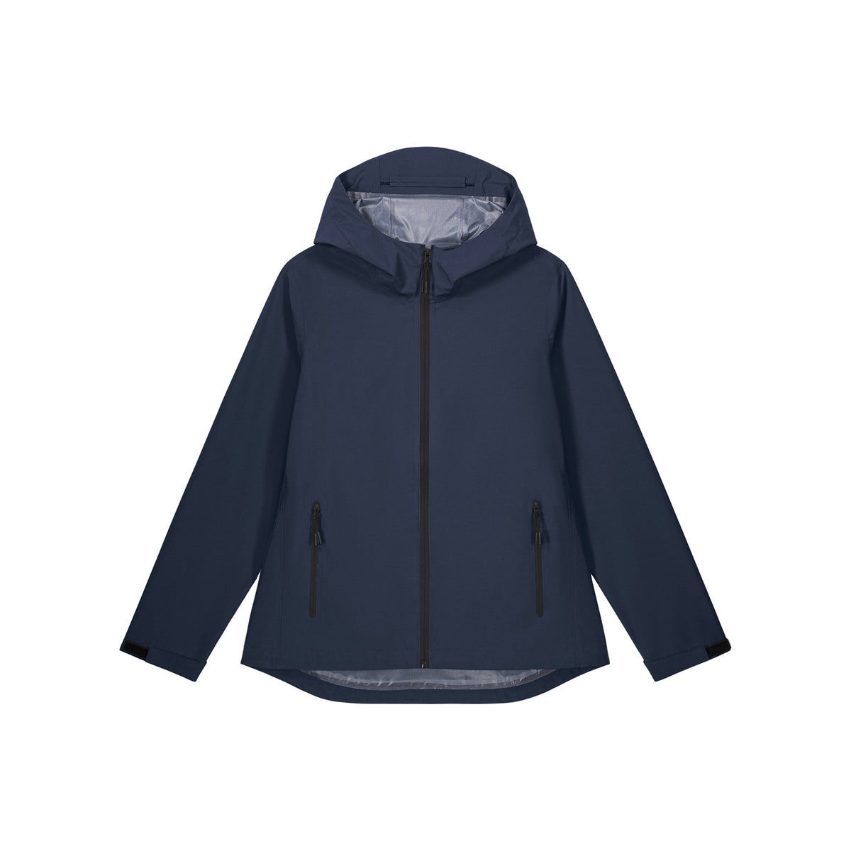 Damen Regenjacke Navy, Produktansicht vorne