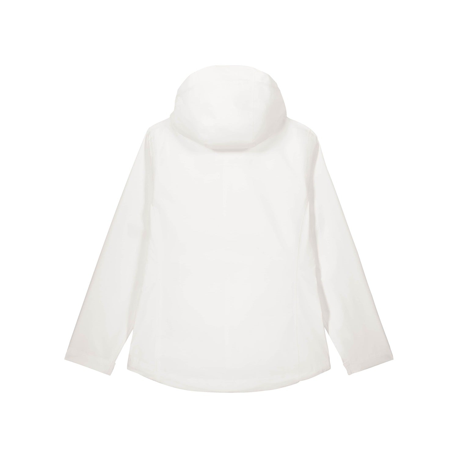 Damen Regenjacke Off White, Produktansicht hinten