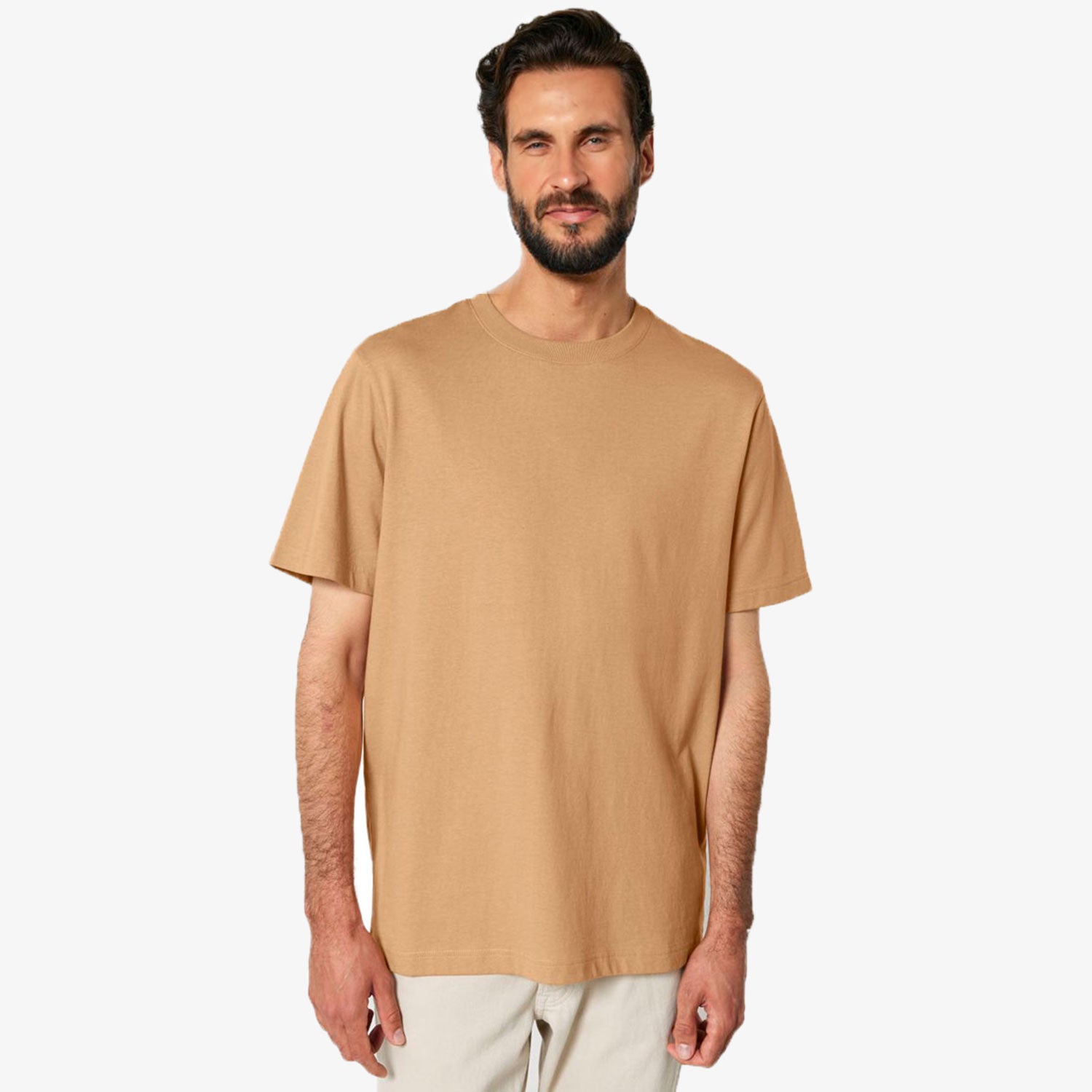 Doppelpack Unisex-T-Shirts aus schwerem Stoff