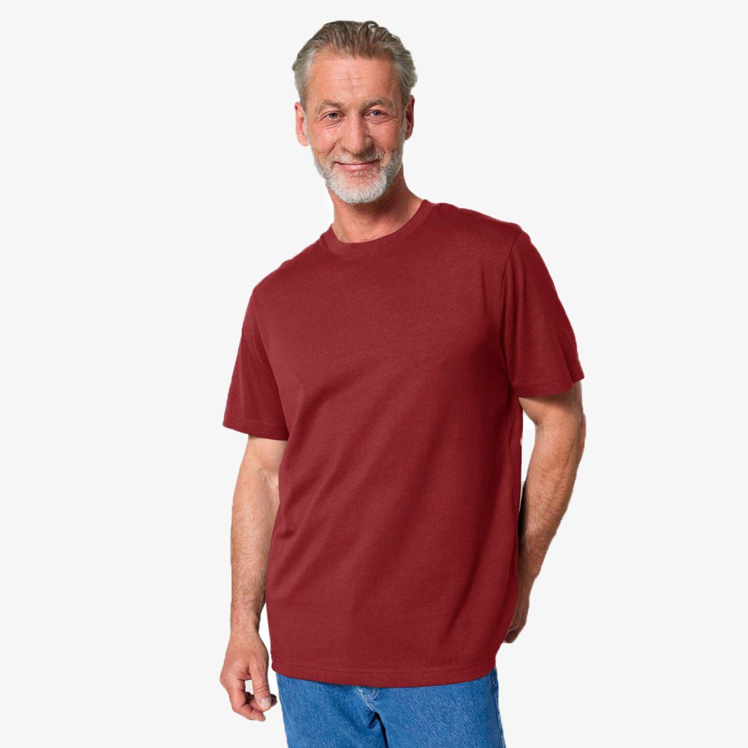 Doppelpack Unisex-T-Shirts aus schwerem Stoff