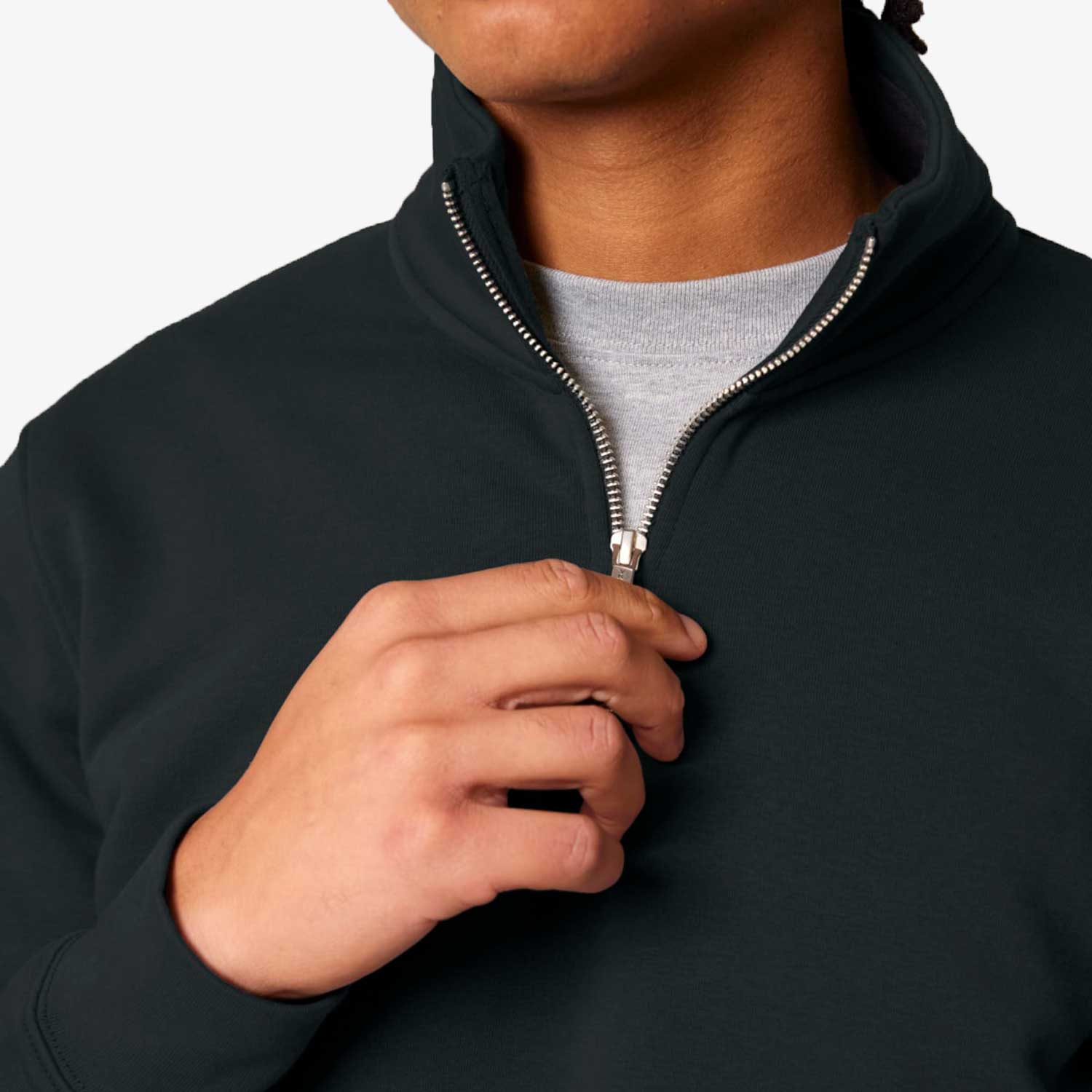 Unisex Quater-Zip-Sweatshirt