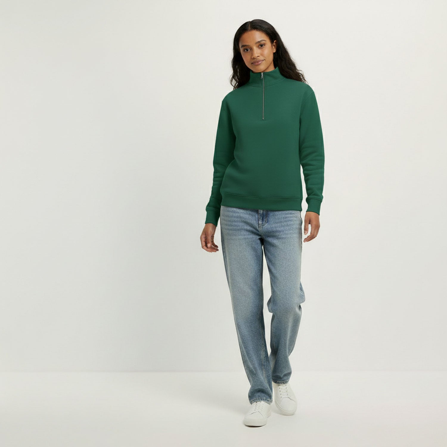 Unisex Quater-Zip-Sweatshirt