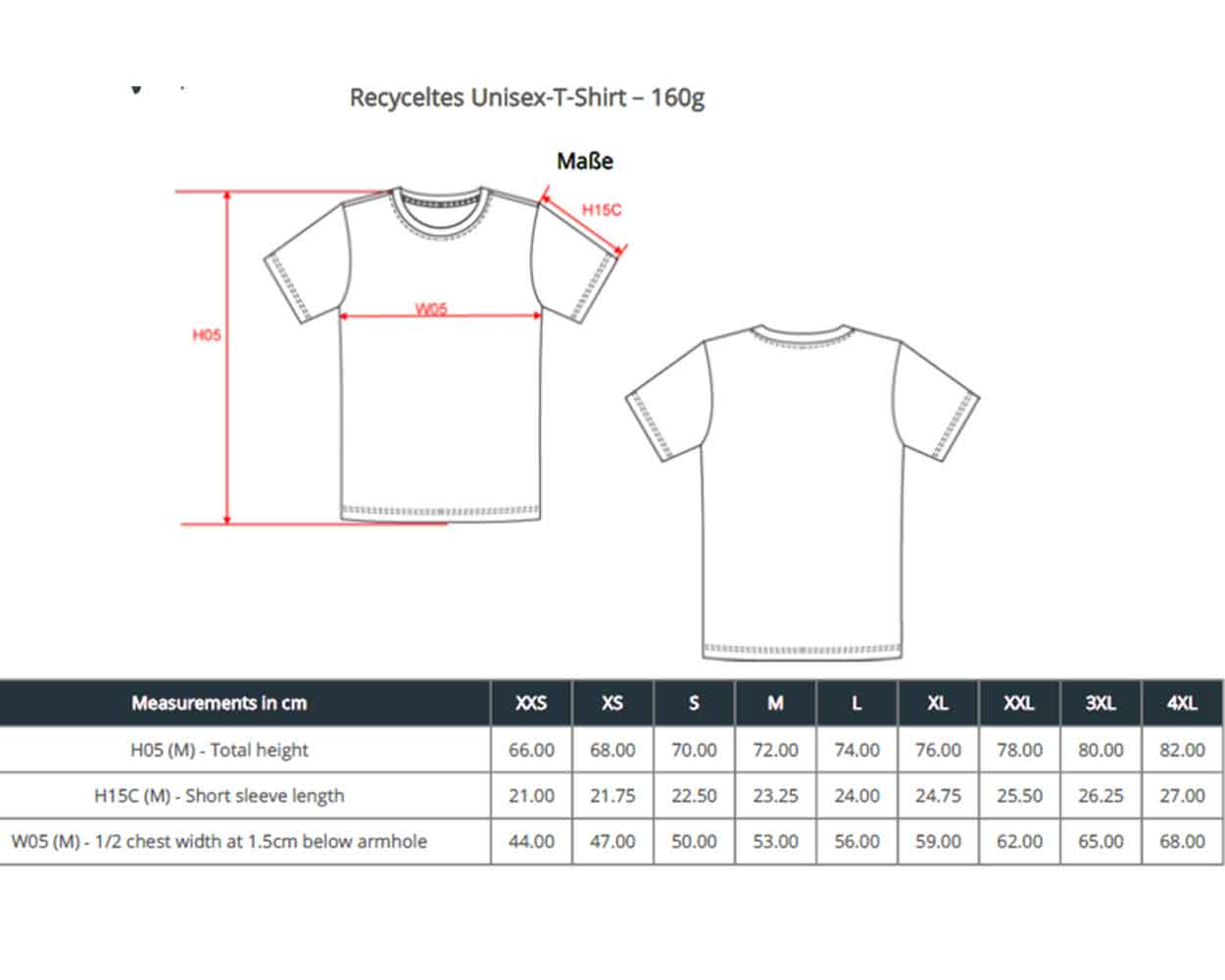 unisex-t-shirt-recycelt-sizeguide